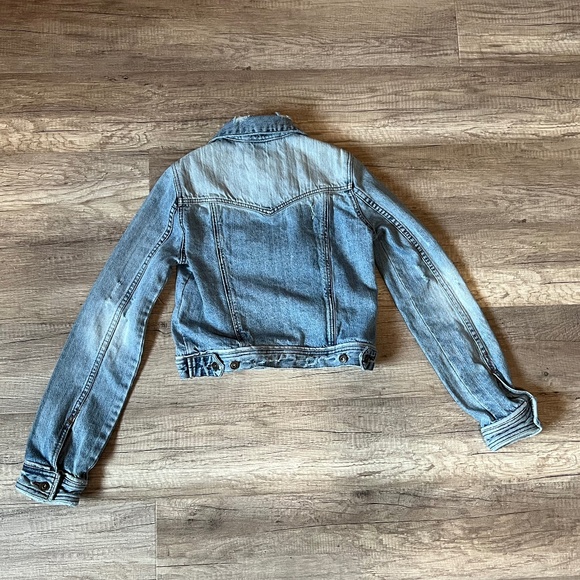 CHOR Distressed Denim Jacket (Size M) - Picture 9 of 16